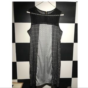 Black and white dress